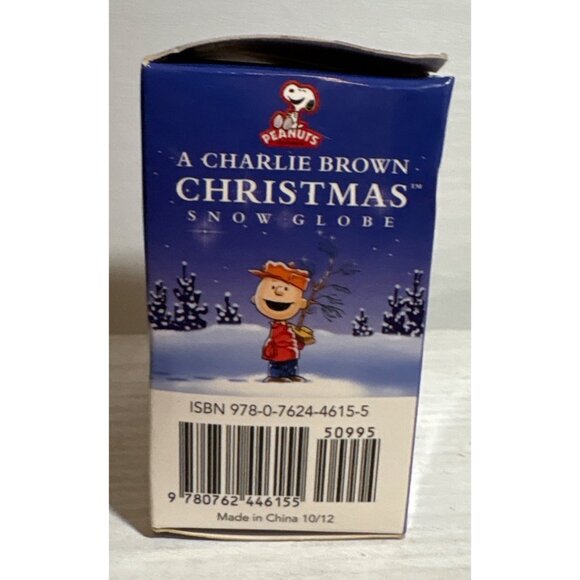 A Charlie Brown Christmas Snow Globe With Snoopy & Charlie - Picture 7 of 9